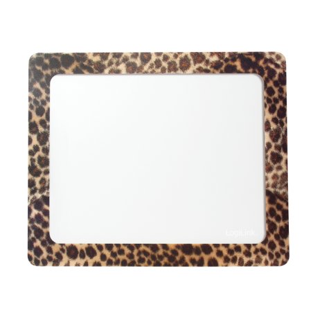 LogiLink Tapis de souris avec poche pour photo "Léopard"