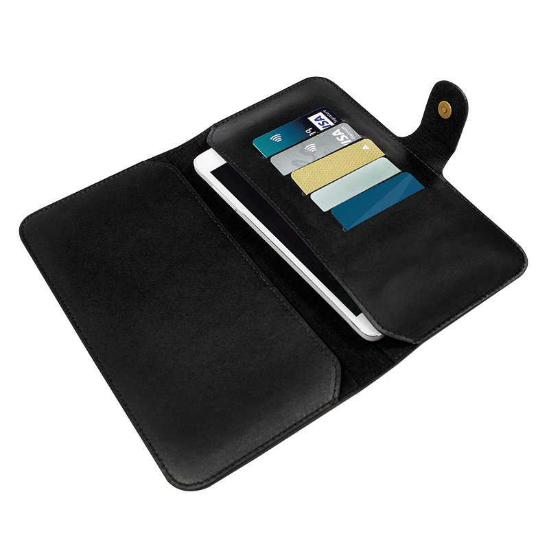 LogiLink SB0001 mobile phone case 14 cm (5.5") Cover Black