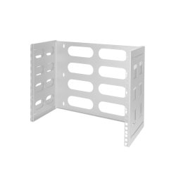 LogiLink Support mural 19", 8 U, gris clair (RAL7035)