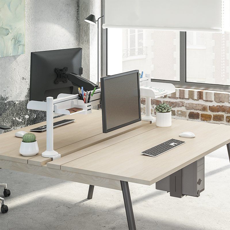 LogiLink EO0019-4 monitor mount / stand 68.6 cm (27") Desk Black