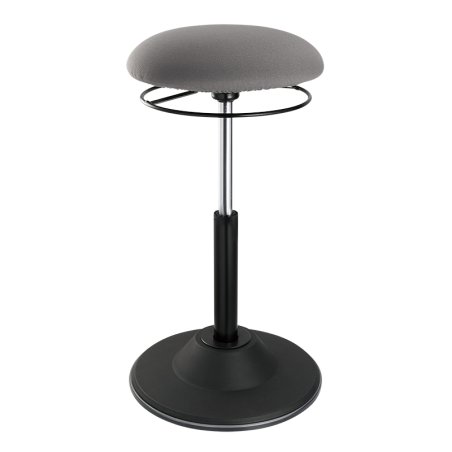 LogiLink EO0022 tabouret en forme de selle Siège rembourré Gris Tissu Noir 1 pièce(s)