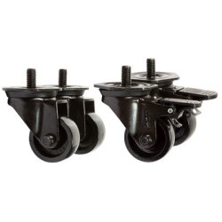 LogiLink Kit de roulettes pour baies 19", capacité de charge