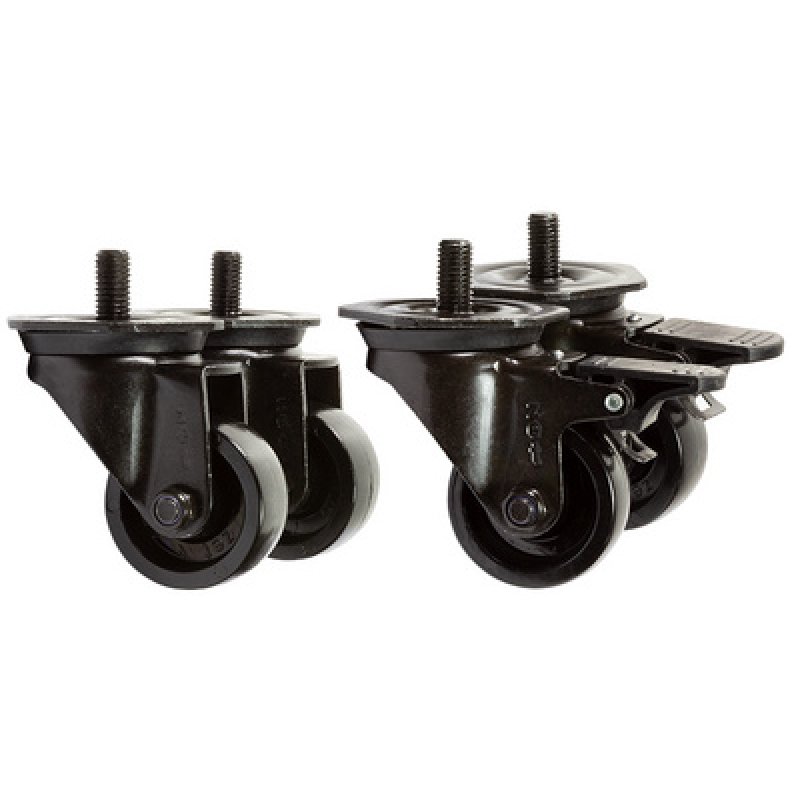 LogiLink 19 Castor Set for Network Rack, 4pcs., max. 600 kg