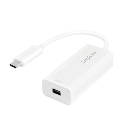LogiLink UA0360 câble vidéo et adaptateur 0,15 m USB Type-C Mini DisplayPort Blanc