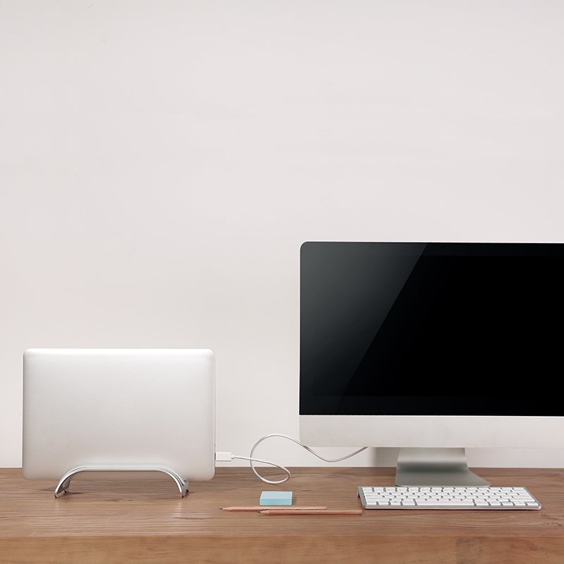 LogiLink AA0128 Support de livres Supports de Laptop Argent 38,1 cm (15")