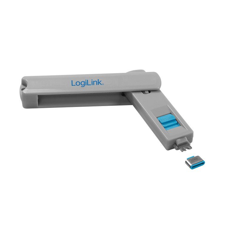 LogiLink Verrou de sécurité USB-C, 1 clé / 4 verrous