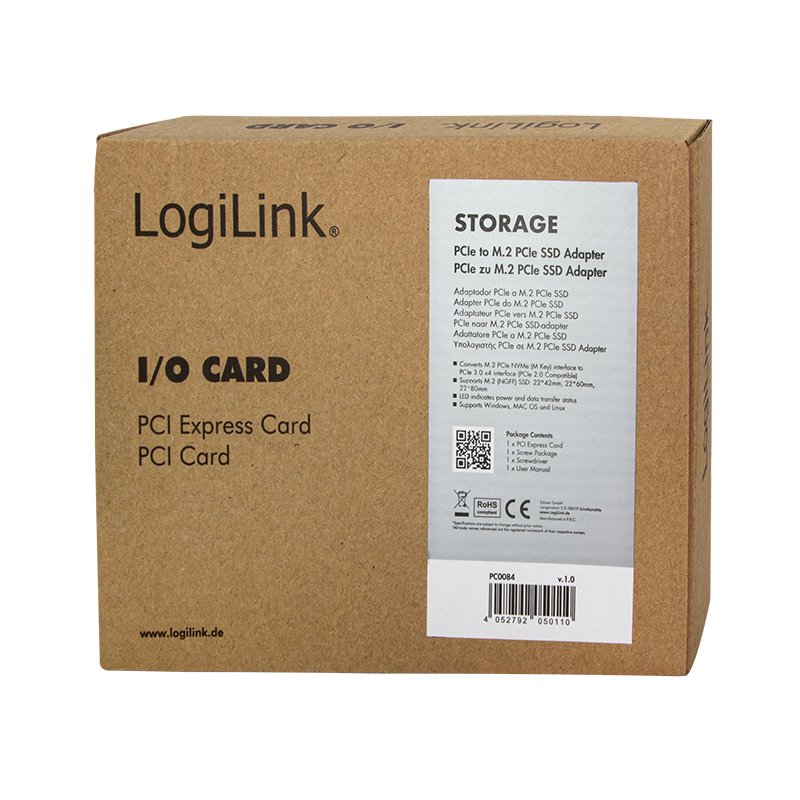 LogiLink PC0084 interface cards/adapter Internal M.2