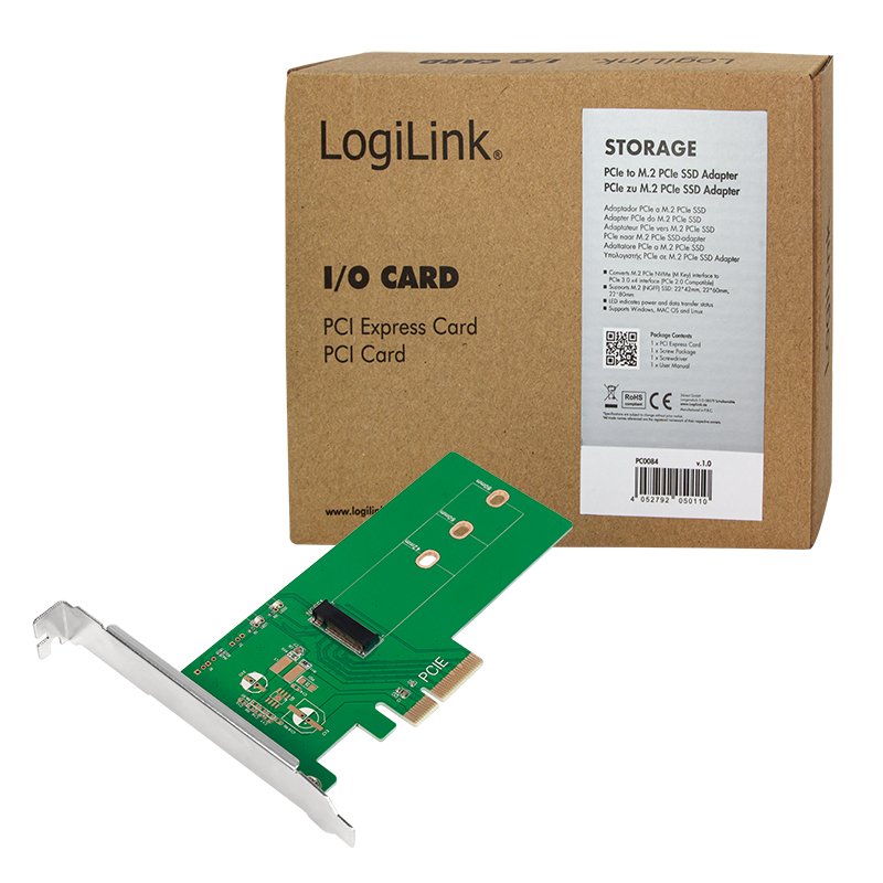 LogiLink PC0084 carte et adaptateur d'interfaces Interne M.2