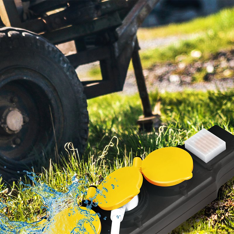 LogiLink LPS253 multiprise 1,5 m 3 sortie(s) CA Extérieure Noir, Jaune