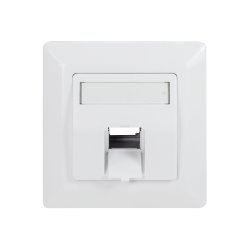 LogiLink Boîtier d'encastrement pour module Keystone, blanc