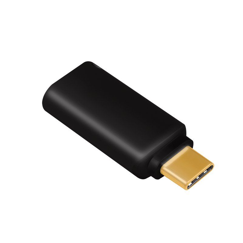 LogiLink UA0356 cable gender changer USB-C 3.5 mm Black