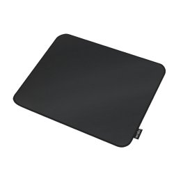 LogiLink Tapis souris gaming, bords cousus, taille L, noir