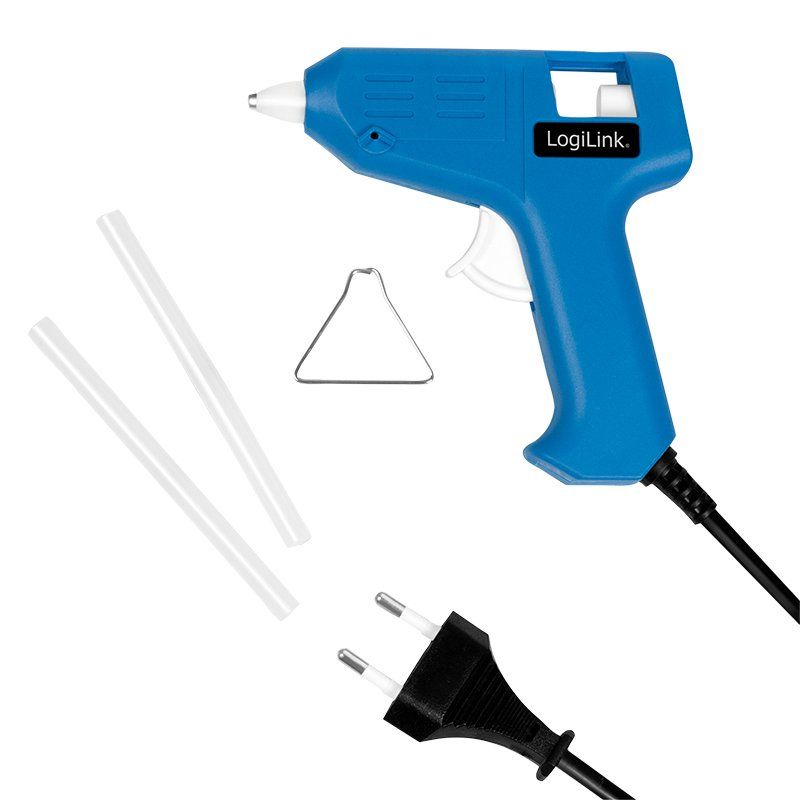 LogiLink WZ0050 pistolet et stylo à colle chaude Pistolet à colle chaude Bleu 10 W