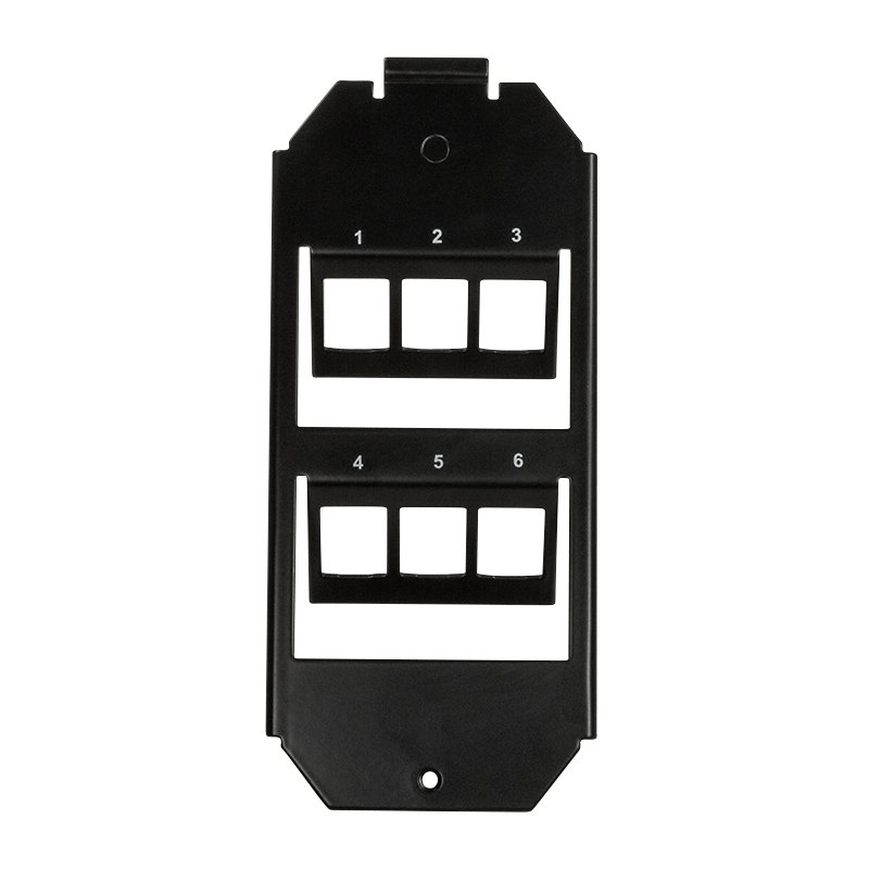 LogiLink NK4060 wall plate/switch cover Black