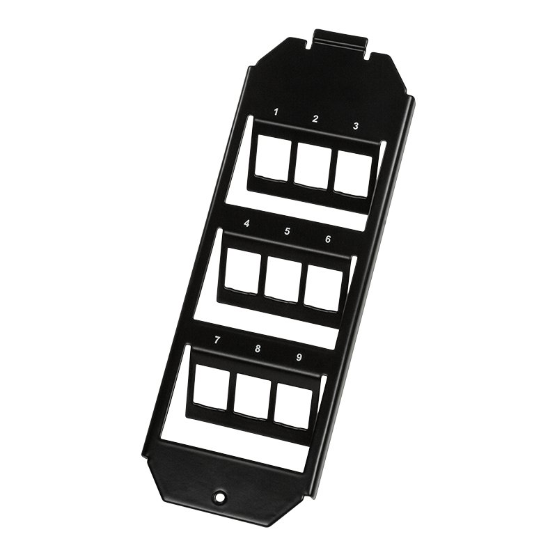 LogiLink NK4061 wall plate/switch cover Black