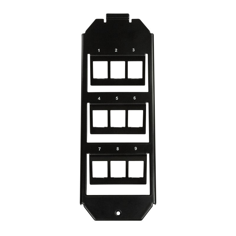 LogiLink NK4061 wall plate/switch cover Black