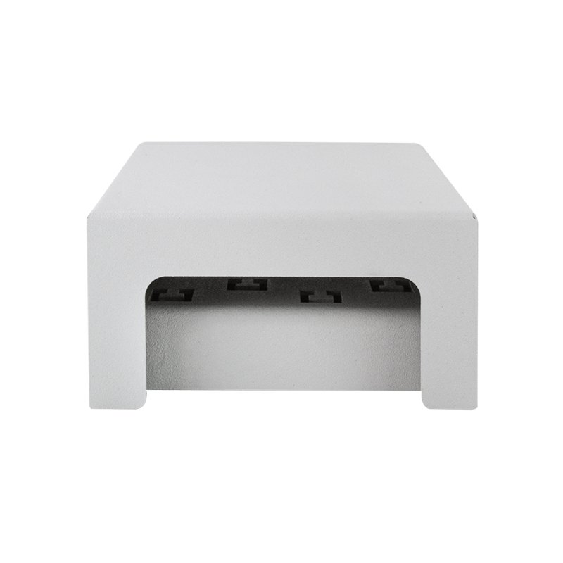 LogiLink Boîtier point de consolidation, 4 ports, gris clair