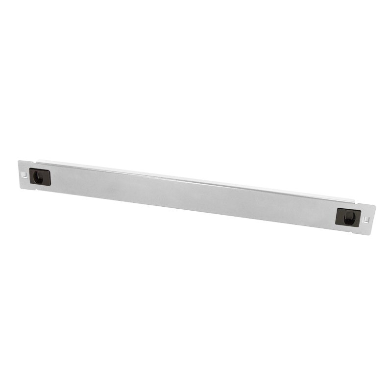 LogiLink Panneau plein 19", 1 U, en métal, gris (RAL7035)
