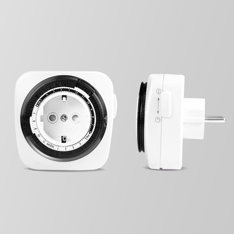 LogiLink Mechanische Zeitschaltuhr für Innenbereich, weiß