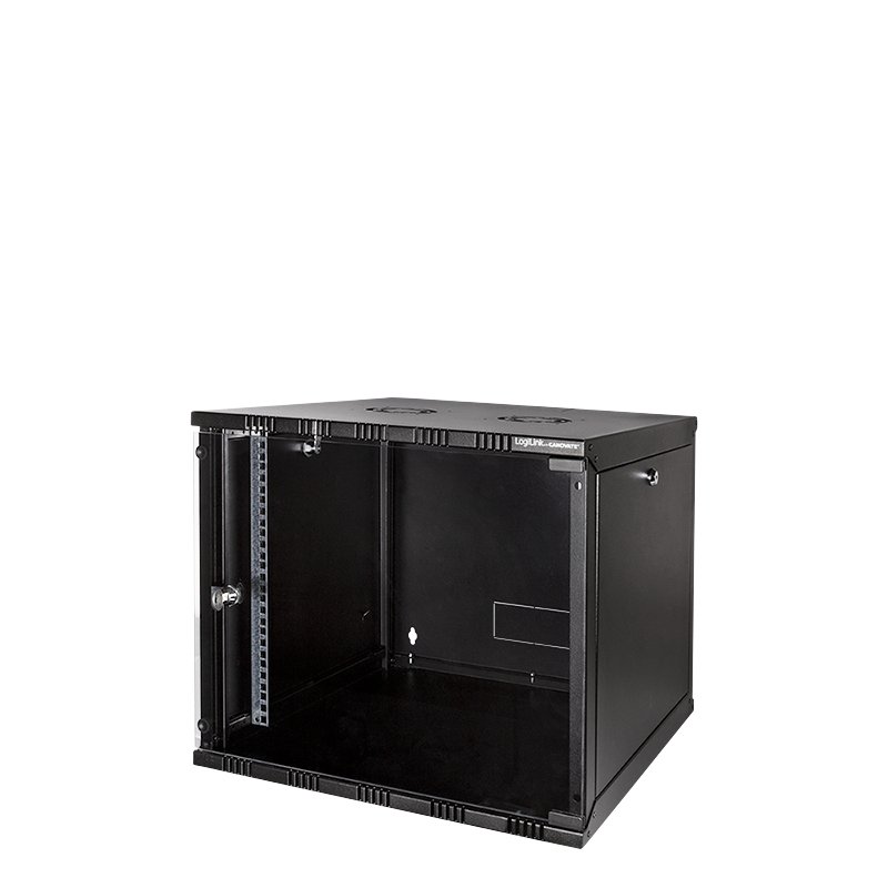 LogiLink W09B54B rack cabinet 9U Wall mounted rack Black