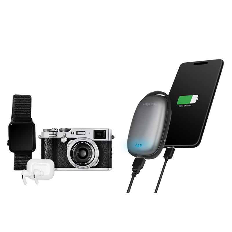 LogiLink PA0264 power bank Lithium-Ion (Li-Ion) 4000 mAh Grey