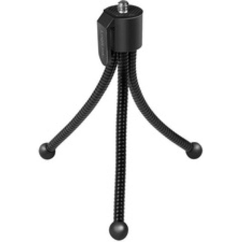 LogiLink Tripod for webcam, microphone and others, 12cm, flexible legs