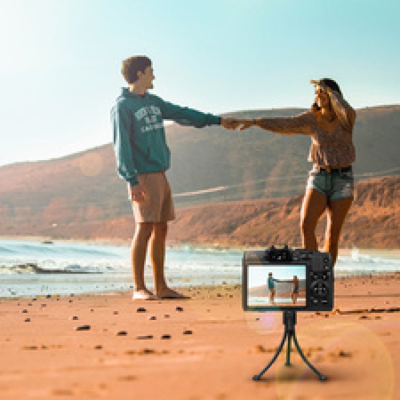 LogiLink Tripod for webcam, microphone and others, 12cm, flexible legs