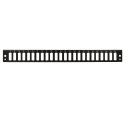 LogiLink Façade pour tiroir optique 19", 24 ports, noir