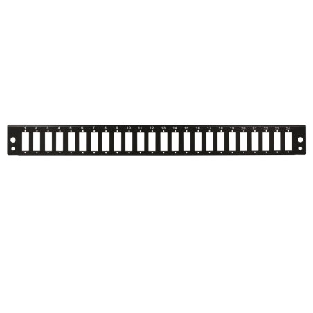 LogiLink Façade pour tiroir optique 19", 24 ports, noir