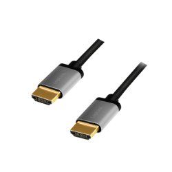 LogiLink CHA0101 câble HDMI 2 m HDMI Type A (Standard) Noir, Gris