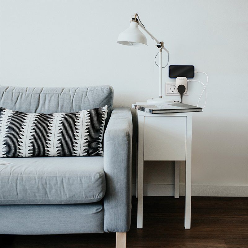 LogiLink PA0259 chargeur d'appareils mobiles Universel Blanc Secteur Intérieure