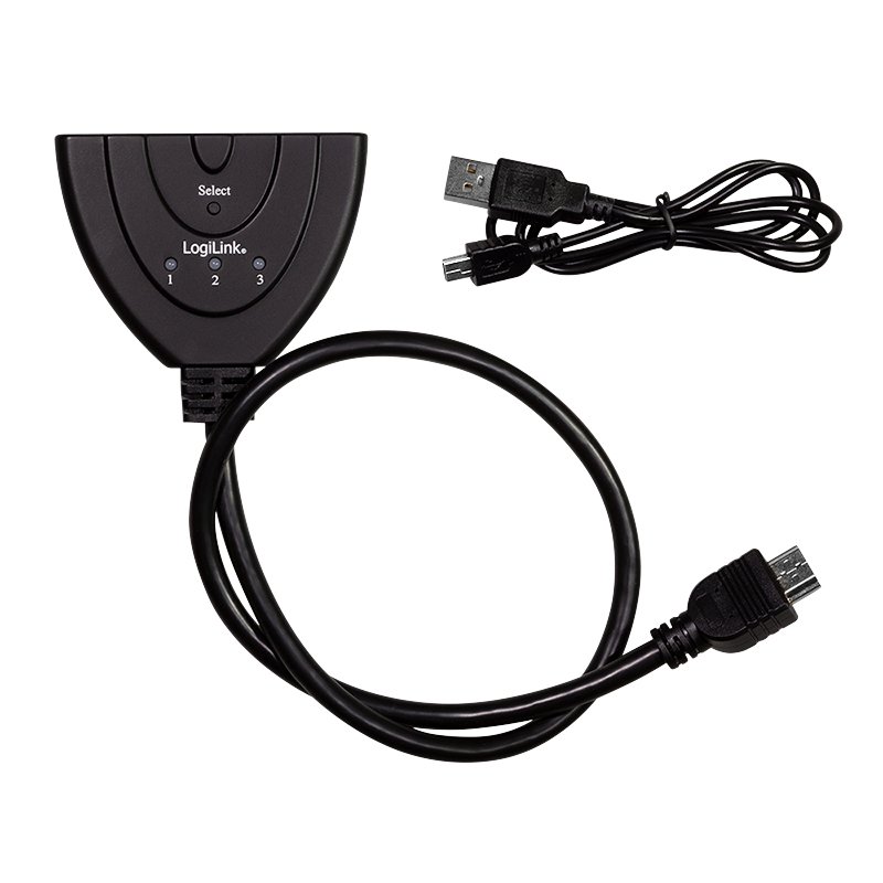 LogiLink Répartiteur/commutateur HDMI 4K, bidirectionnel
