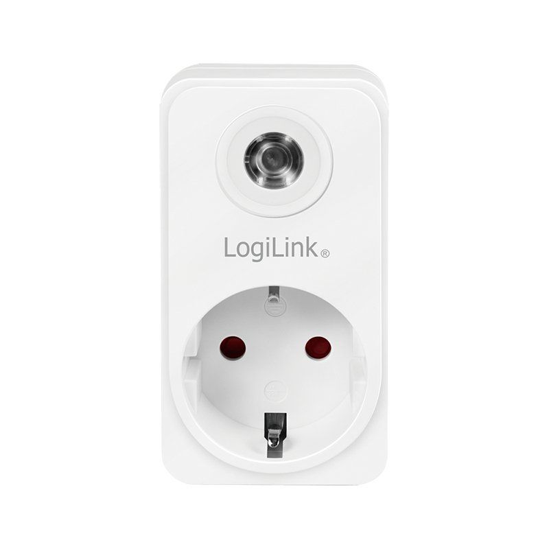 LogiLink Adapterstecker mit Dämmerungssensor, weiß