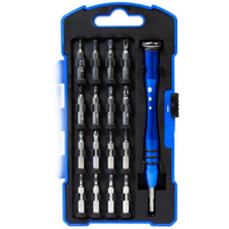 LogiLink Tournevis avec jeu de 17 embouts