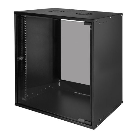 LogiLink W12C55B étagère 12U Rack monté sur le mur Noir