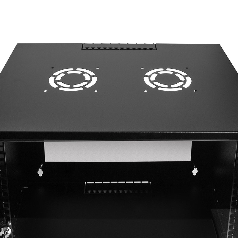 LogiLink Coffret mural 19" ECO, 12 U, assemblé, noir