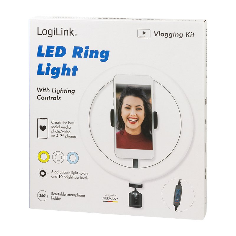 LogiLink AA0151 anneau d'éclairage 72 LED
