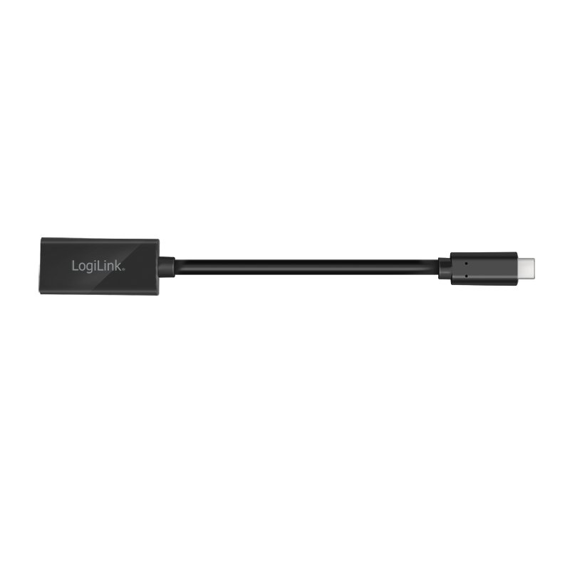 LogiLink UA0380 câble vidéo et adaptateur 0,15 m USB Type-C HDMI Noir