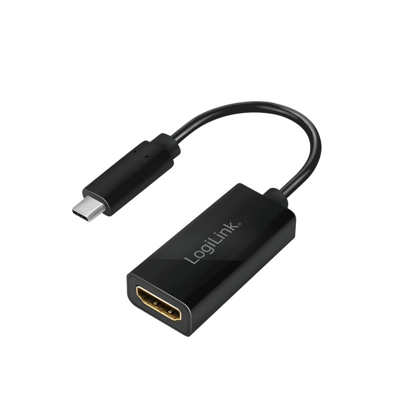 LogiLink Carte graphique USB 3.2, USB-C - HDMI-A, noir