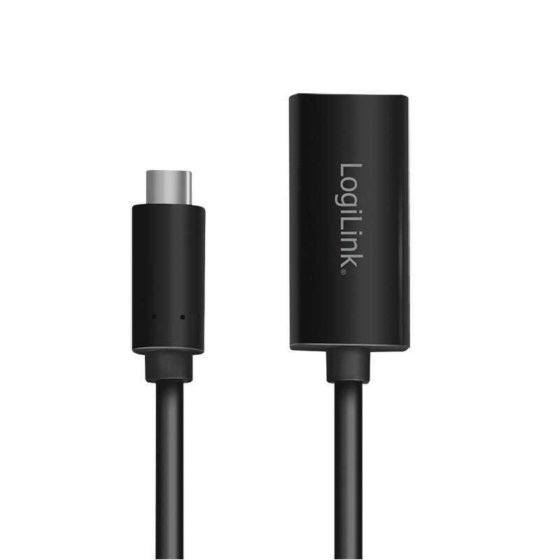 LogiLink UA0380 video cable adapter 0.15 m USB Type-C HDMI Black