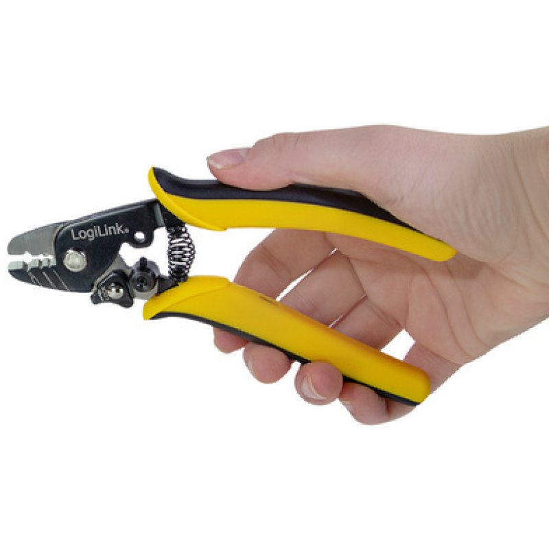 LogiLink Pince à dénuder 3en1 pour câble fibres optiques