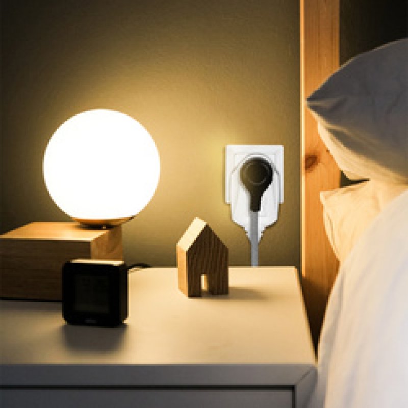 LogiLink Steckdosenleiste, 6-fach Durchgangsstecker, weiß