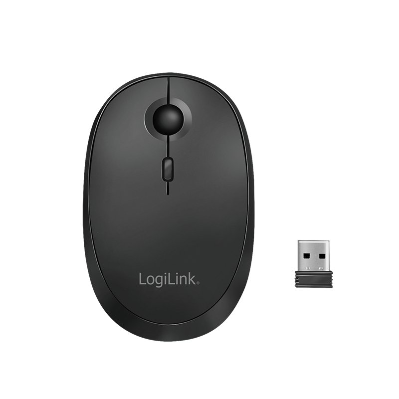 LogiLink ID0204 souris Bureau Ambidextre RF sans fil Bluetooth 1600 DPI