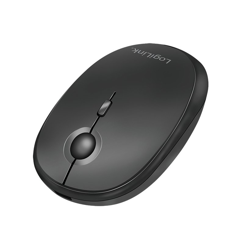 LogiLink ID0204 souris Bureau Ambidextre RF sans fil Bluetooth 1600 DPI