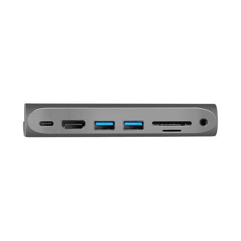 LogiLink UA0385 station d'accueil USB Type-C Noir, Argent