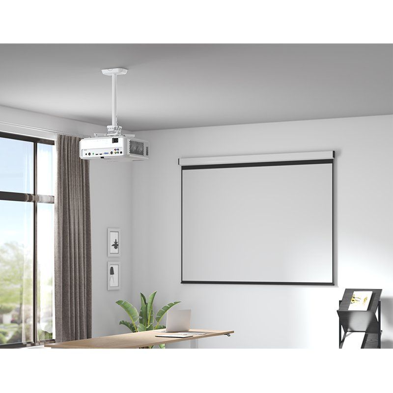 LogiLink Support de plafond pour vidéoprojecteur, blanc