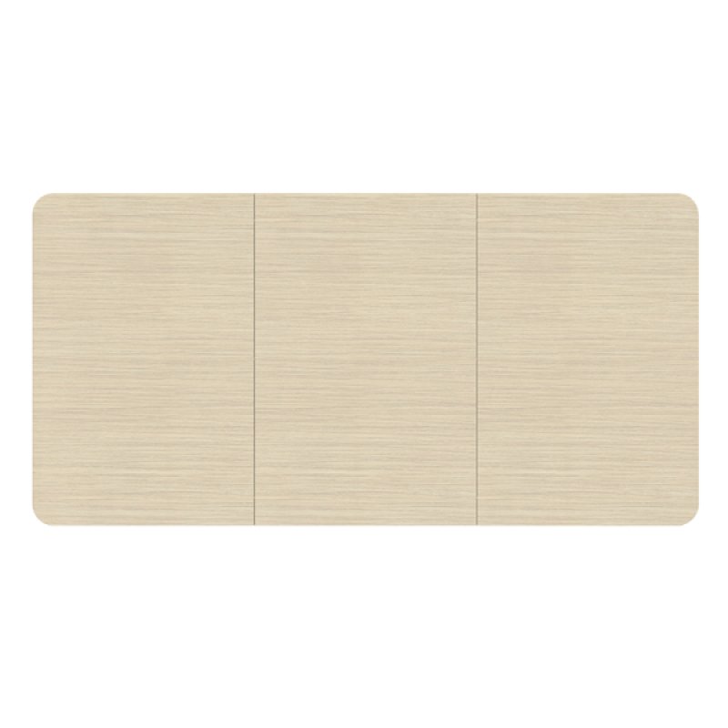 LogiLink Plateau de table, 3 parties, bois naturel