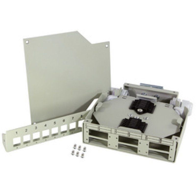 LogiLink Fiber Optic DIN rail splice box for LC or SC couplers
