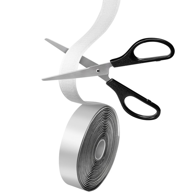 LogiLink Ruban auto-agrippant, set de 2, 25 mm x 5 m, blanc