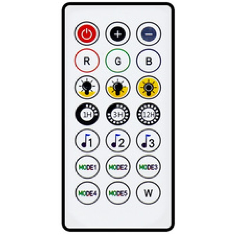 LogiLink Wi-Fi Smart RGB-Lichterkette mit Fernbedienung, 5 m